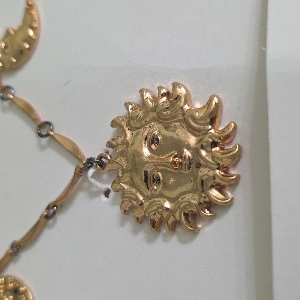 ZARA Pack of 2 Sun Moon Necklaces - Picture 6 of 14